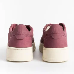 AUTRY - Collezione donna Autry Aulw Nn04 - Sneakers Low Wom Nabuck - Bordeaux<Collezione Scarpe Donna Sneakers