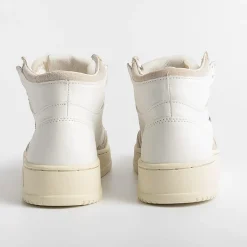 AUTRY - Collezione donna Autry Gs04 - Sneakers Mid Wom Goat/Suede - Bianco<Collezione Scarpe Donna Sneakers