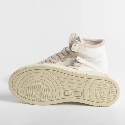 AUTRY - Collezione donna Autry Gs04 - Sneakers Mid Wom Goat/Suede - Bianco<Collezione Scarpe Donna Sneakers
