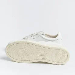 AUTRY - Collezione donna Autry Ld06- Sneakers Low Wom All Leat/Draw - Bianco/Bianco<Collezione Scarpe Donna Sneakers