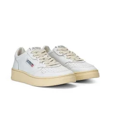 AUTRY - Collezione uomo Autry Ll21 - Sneakers Low Man All Leat - Bianco/Rosso<Collezione Scarpe Uomo Sneakers