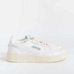 AUTRY - Collezione donna Autry Ll15 - Sneakers Low Wom All Leat - Bianco/Bianco<Collezione Scarpe Donna Sneakers
