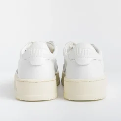 AUTRY - Collezione donna Autry Ll15 - Sneakers Low Wom All Leat - Bianco/Bianco<Collezione Scarpe Donna Sneakers