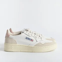 AUTRY - Collezione donna Autry Ls37- Sneakers Low Wom Leat/Suede - Bianco/Cipria<Collezione Scarpe Donna Sneakers