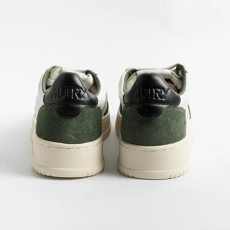 AUTRY - Collezione uomo Autry Sneakers Aulm Gs22 - Low Man Goat/Suede - Bianco Verde<Collezione Scarpe Uomo Sneakers