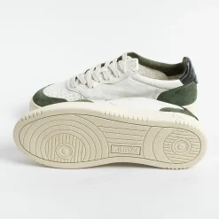 AUTRY - Collezione uomo Autry Sneakers Aulm Gs22 - Low Man Goat/Suede - Bianco Verde<Collezione Scarpe Uomo Sneakers
