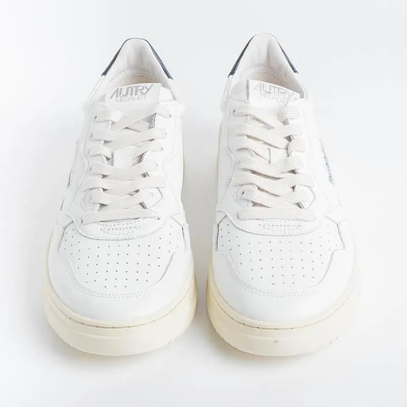 AUTRY - Collezione uomo Autry Sneakers Aulm Ll12 - Low Man All Leat - Bianco/ Blu<Collezione Scarpe Uomo Sneakers