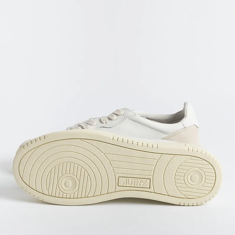 AUTRY - Collezione uomo Autry Sneakers Aulm Ls33 - Low Man Leat/Suede - Bianco/ Bianco<Collezione Scarpe Uomo Sneakers