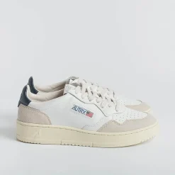 AUTRY - Collezione uomo Autry Sneakers Aulm Ls28 - Low Man All Leat/Suede - Bianco Blu<Collezione Scarpe Uomo Sneakers