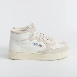 AUTRY - Collezione uomo Autry Sneakers Aumm Gs04 - Mid Man Goat/Suede - Bianco<Collezione Scarpe Uomo Sneakers