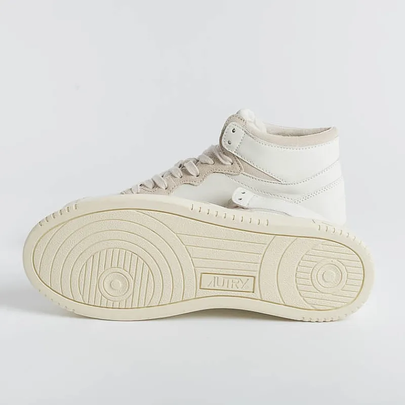 AUTRY - Collezione uomo Autry Sneakers Aumm Gs04 - Mid Man Goat/Suede - Bianco<Collezione Scarpe Uomo Sneakers