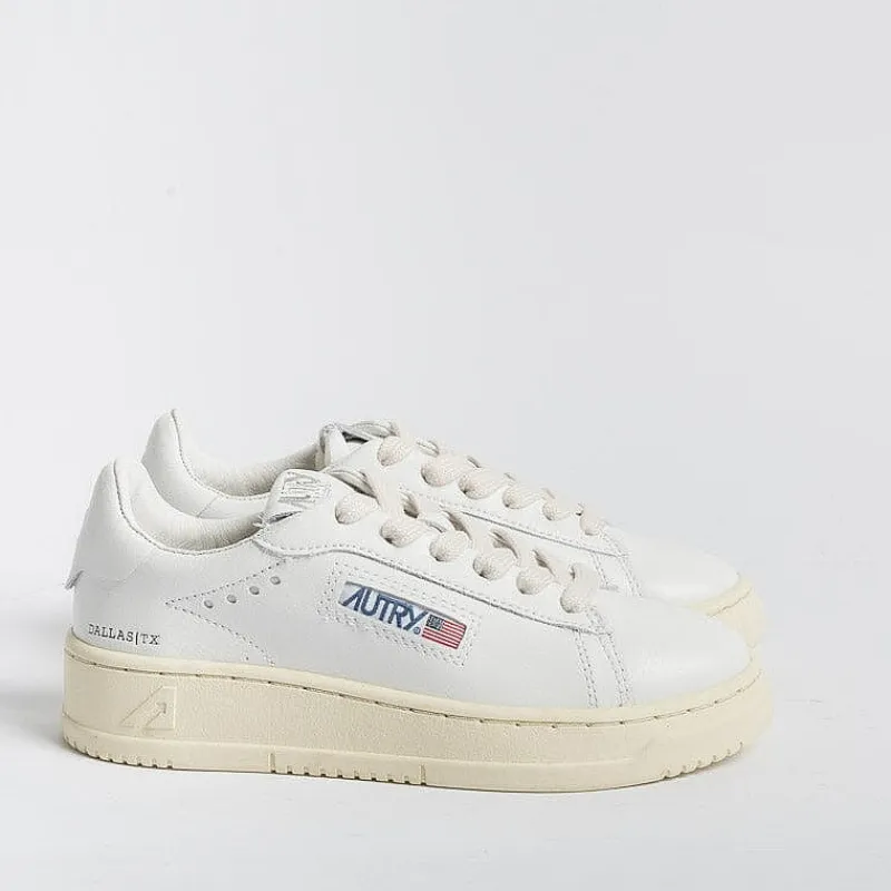 AUTRY - Collezione donna Autry -Sneakers Kdlk Ll15 - Low Kid - Leath/Leat - Bianco<Collezione Scarpe Donna Sneakers