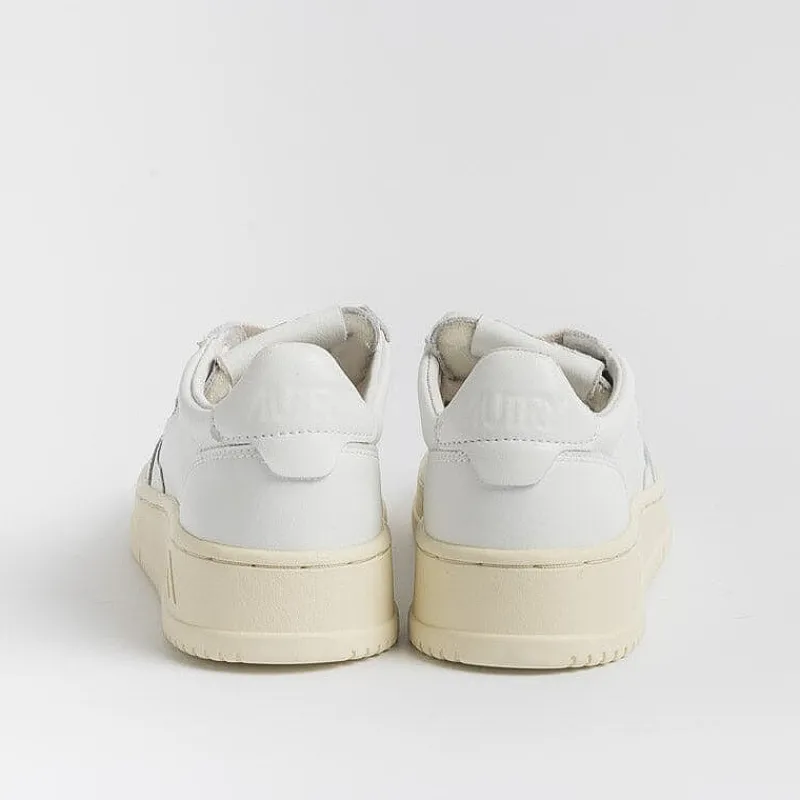 AUTRY - Collezione donna Autry -Sneakers Kulk Ll15 - Low Kid - Leath/Leat - Bianco Bianco<Collezione Scarpe Donna Sneakers