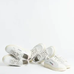 AUTRY - Collezione donna Autry -Sneakers Kulk Ll12 - Low Kid - Leath/Leat - Bianco Blu<Collezione Scarpe Donna Sneakers
