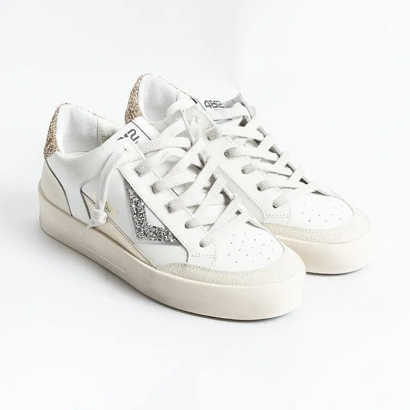 4B12 - Sneakers - Kyle D843 - Bianco Platino<Collezione Scarpe Donna Sneakers