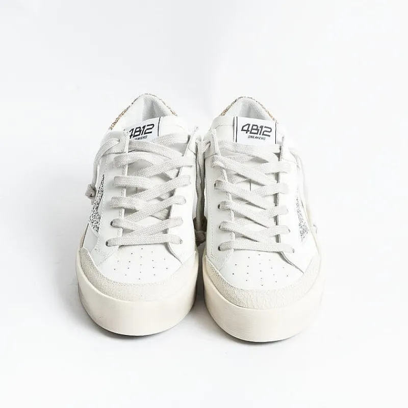 4B12 - Sneakers - Kyle D843 - Bianco Platino<Collezione Scarpe Donna Sneakers