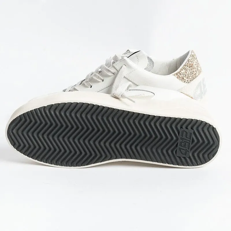 4B12 - Sneakers - Kyle D843 - Bianco Platino<Collezione Scarpe Donna Sneakers