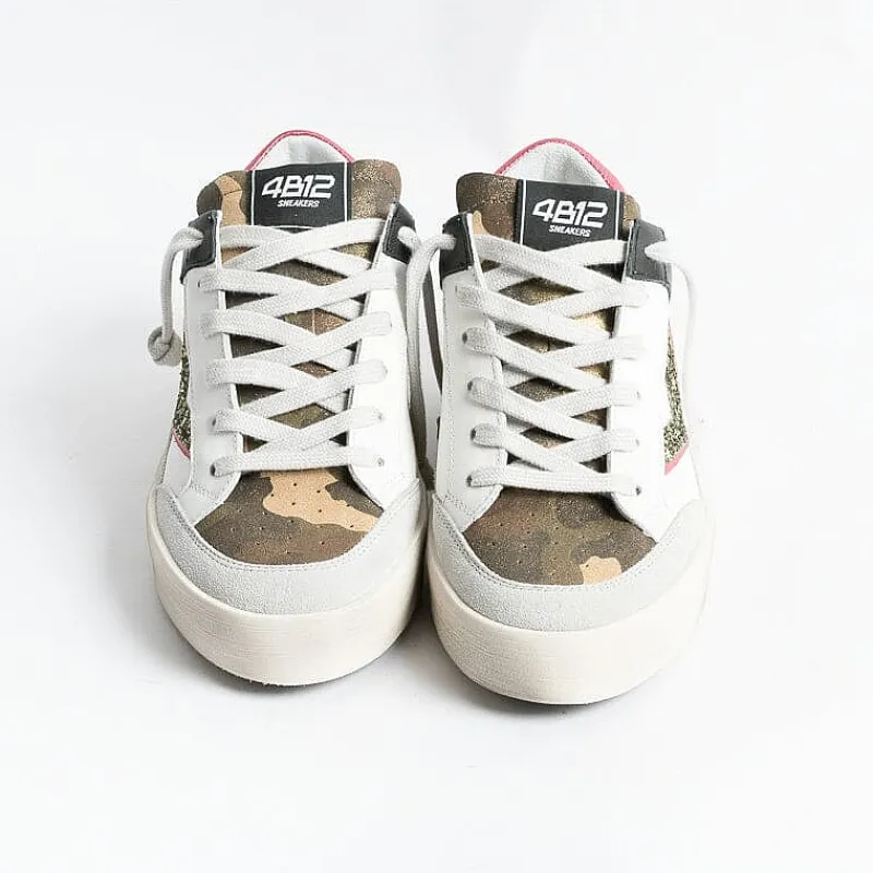 4B12 - Sneakers - Kyle D852 - Mimetico<Collezione Scarpe Donna Sneakers