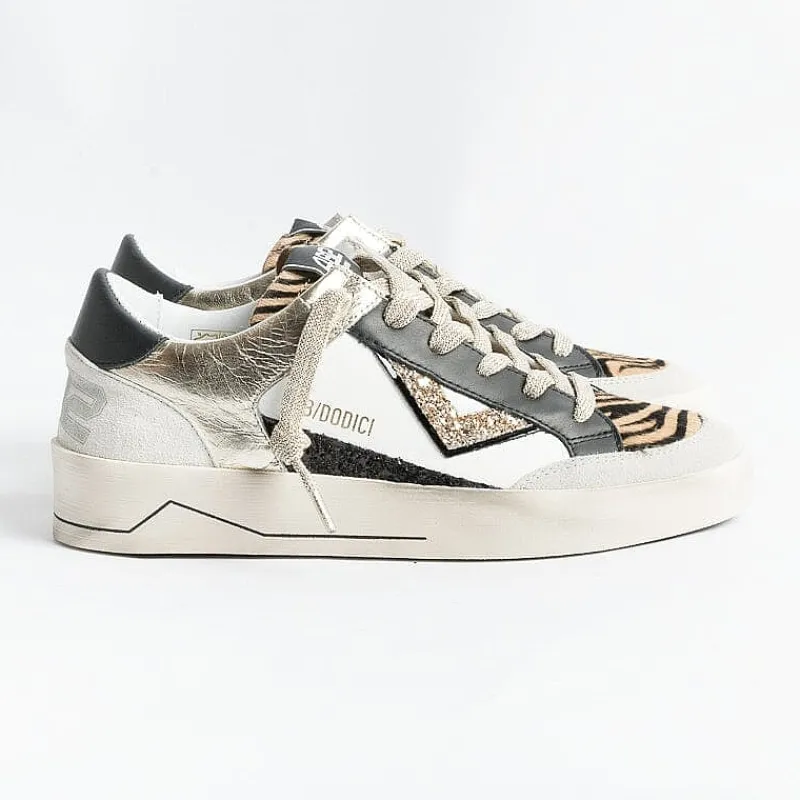 4B12 - Sneakers - Kyle D848 - Zebrato Nero<Collezione Scarpe Donna Sneakers