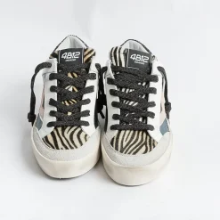 4B12 - Sneakers - Kyle D855 - Zebrato Petrolio<Collezione Scarpe Donna Sneakers