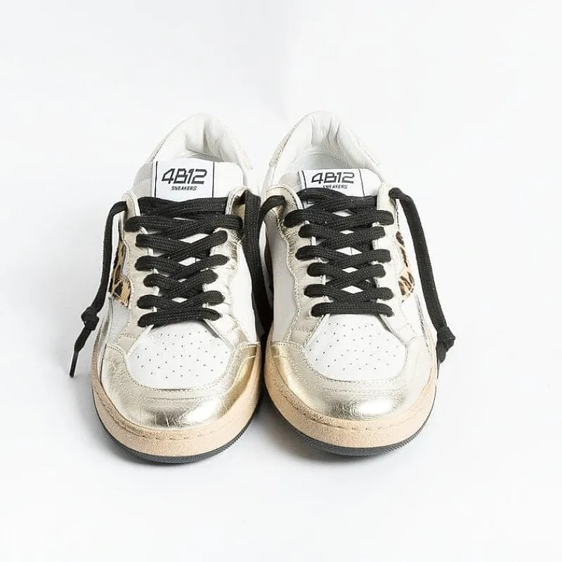 4B12 - Sneakers - Play D139 - Platino Leo<Collezione Scarpe Donna Sneakers