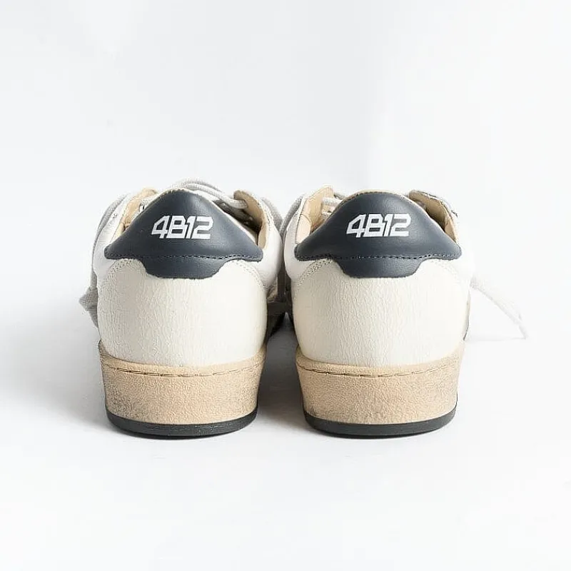4B12 - COLLEZIONE UOMO 4B12 - Sneakers - Play U38 - Bianco Navy<Collezione Scarpe Uomo Sneakers