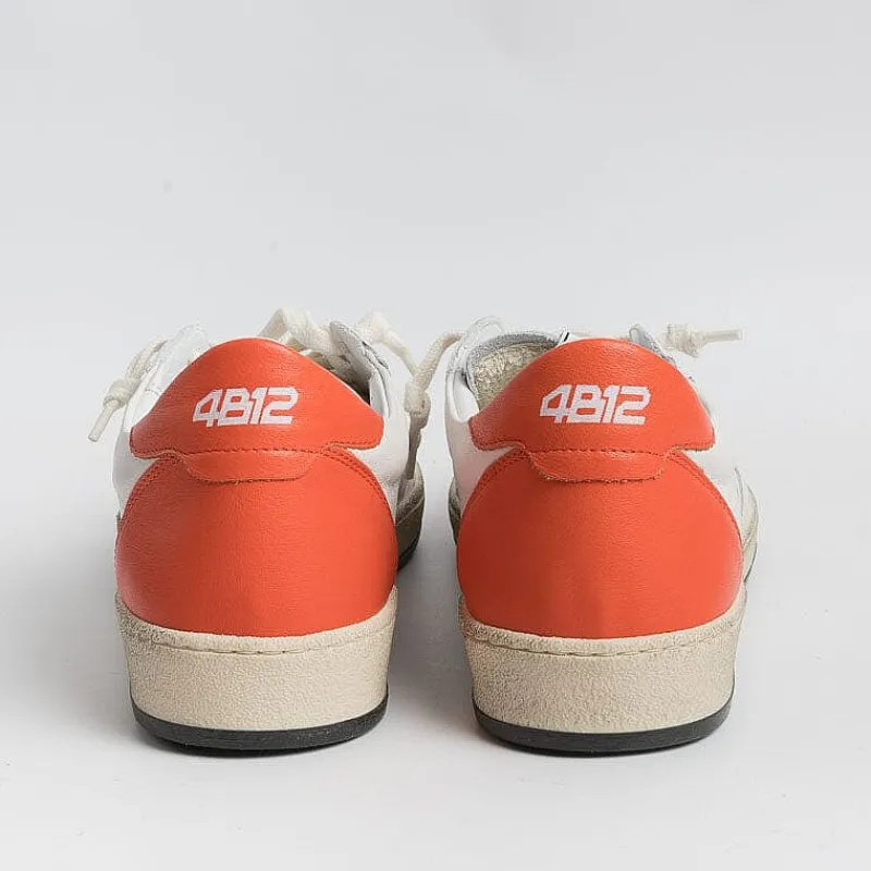 4B12 - COLLEZIONE UOMO 4B12 - Sneakers - Play U27 - Bianco Rosso<Collezione Scarpe Uomo Sneakers