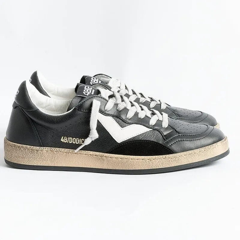 4B12 - COLLEZIONE UOMO 4B12 - Sneakers - Play U39 - Nero Bianco<Collezione Scarpe Uomo Sneakers