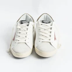 4B12 - Sneakers - Suprime Dbs110 - Bianco Glitter<Collezione Scarpe Donna Sneakers