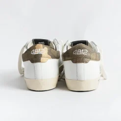 4B12 - Sneakers - Suprime Dbs110 - Bianco Glitter<Collezione Scarpe Donna Sneakers