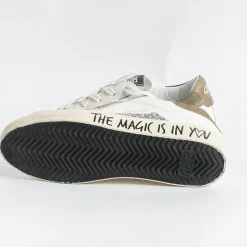 4B12 - Sneakers - Suprime Dbs110 - Bianco Glitter<Collezione Scarpe Donna Sneakers