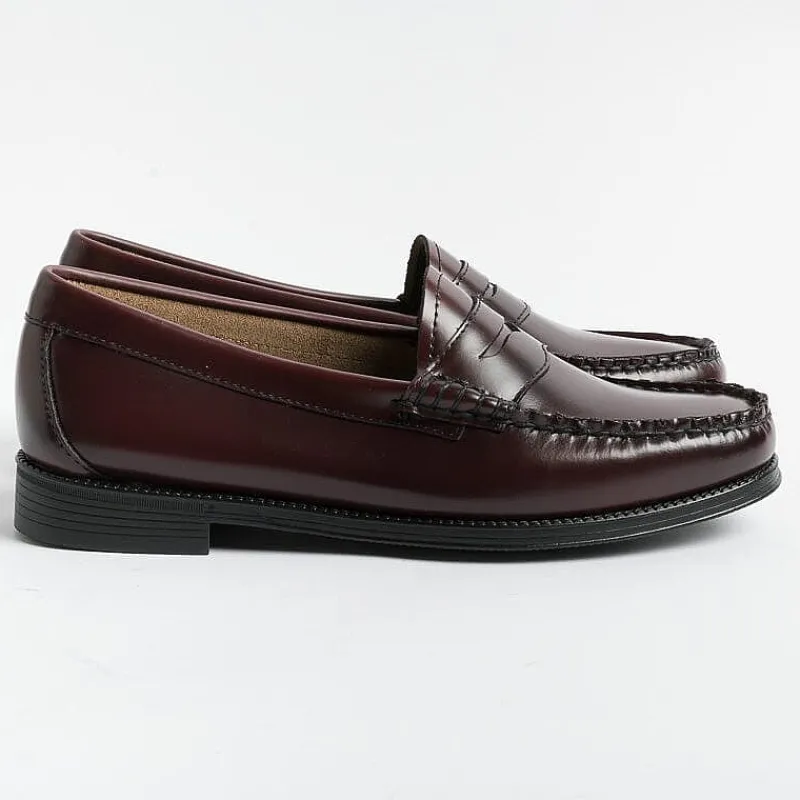 G.H. BASS - Collezione Donna Bass - Mocassino - Pelle Bordeaux<Collezione Scarpe Donna Mocassini