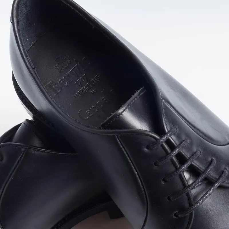 Berwick 1707 - 5137 - Derby - Cross Negro (Interno Sfoderato)<Collezione Scarpe Uomo Allacciate