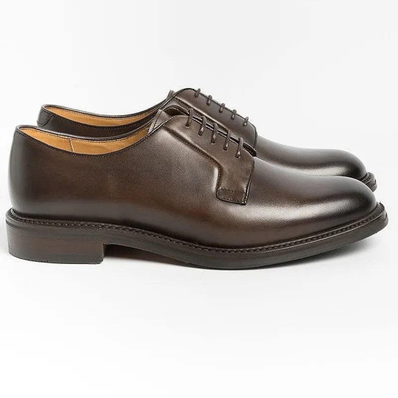 Berwick 1707 - 5170 - Derby - Nomera Testa Di Moro<Collezione Scarpe Uomo Allacciate