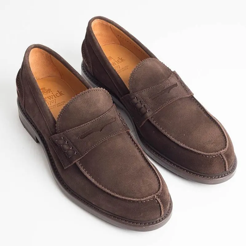 Berwick 1707 - 11053 - Mocassino - Camoscio Testa Di Moro<Collezione Scarpe Uomo Mocassini
