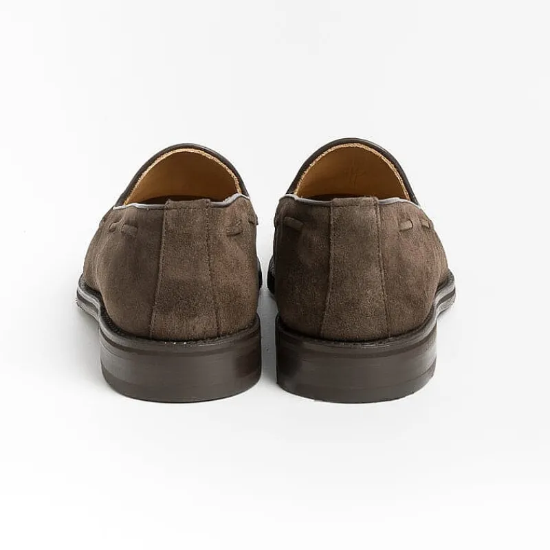 Berwick 1707 - 8491 - Mocassino Nappine - Camoscio Testa Di Moro<Collezione Scarpe Uomo Mocassini