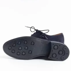 BERWICK 1707 - Collezione Donna Berwick 1707 - Allacciata 116 - Derby Liscio - Camoscio Blu<Collezione Scarpe Donna Allacciate