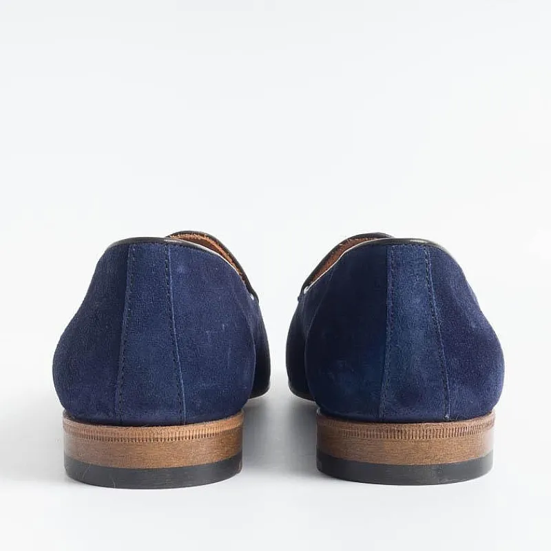 BERWICK 1707 - Collezione Donna Berwick 1707 - Mocassino Donna 170 - Camoscio Blu<Collezione Scarpe Donna Mocassini