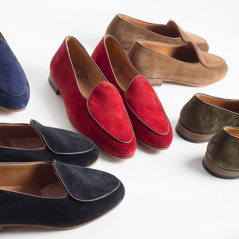 BERWICK 1707 - Collezione Donna Berwick 1707 - Mocassino Donna 170 - Camoscio Melograno<Collezione Scarpe Donna Mocassini