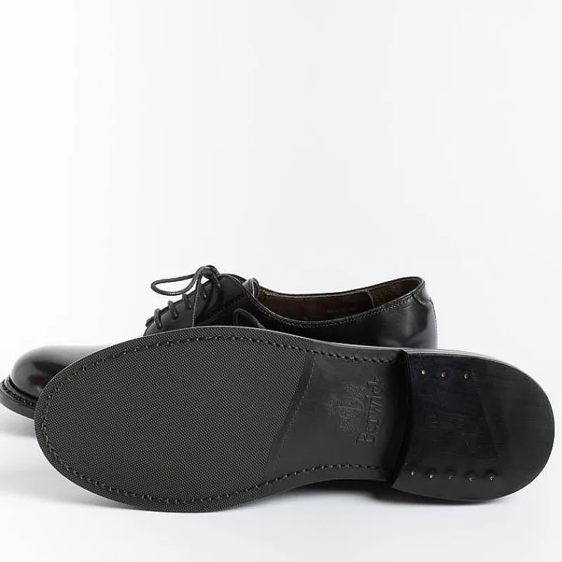 BERWICK 1707 - Collezione Donna Berwick 1707 - Scarpa Allacciata 184 - Nero<Collezione Scarpe Donna Allacciate