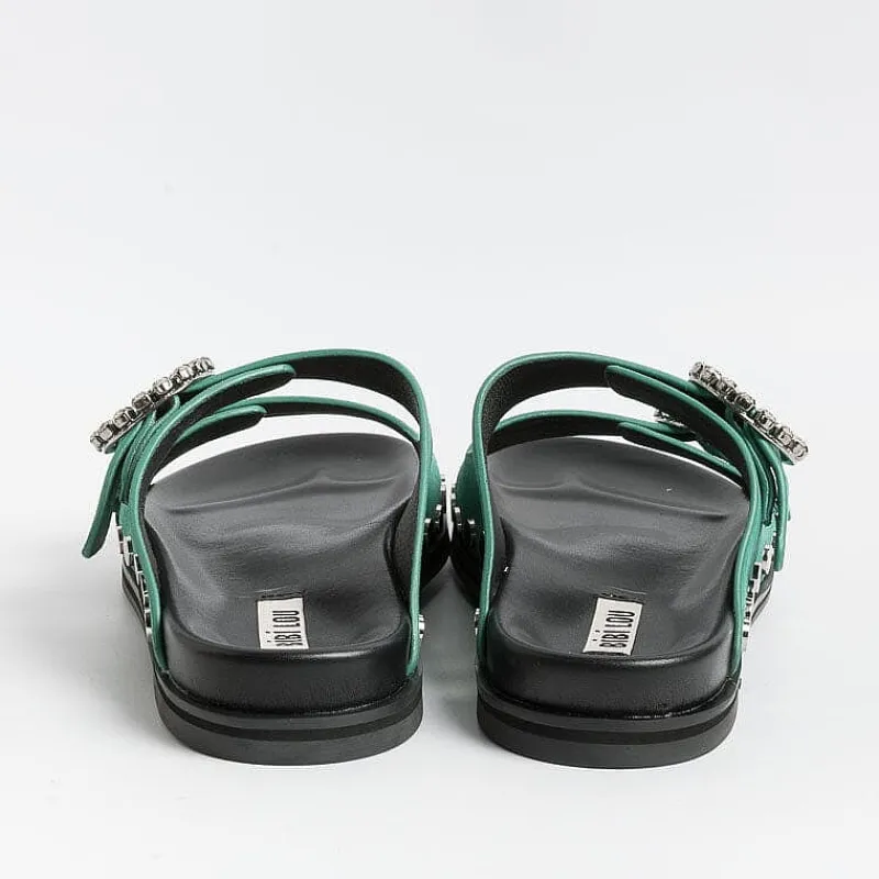 BIBI LOU - Sandali Bassi - 506Z Verde<Collezione Scarpe Donna Sandali Bassi