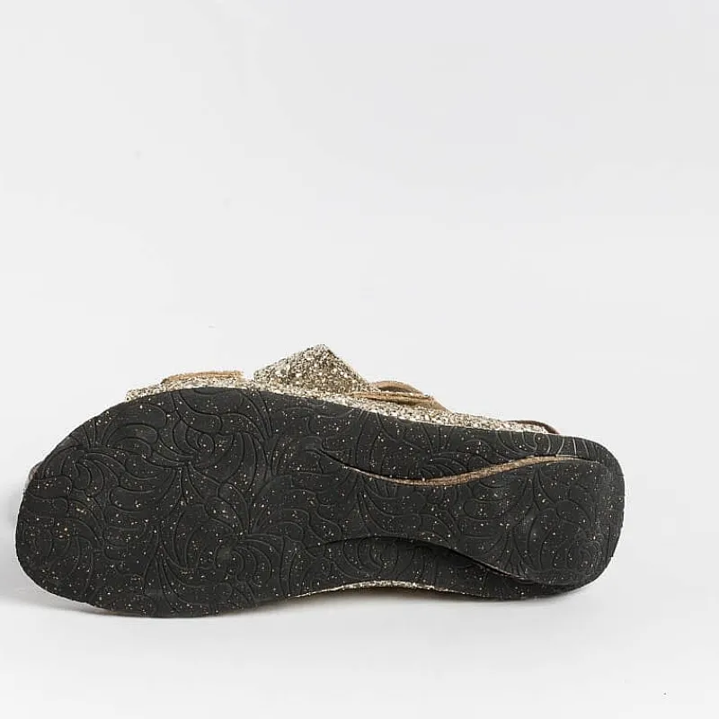 BOSABO - Sandali Bassi - 430 - Glitter Oro<Collezione Scarpe Donna Sandali Bassi