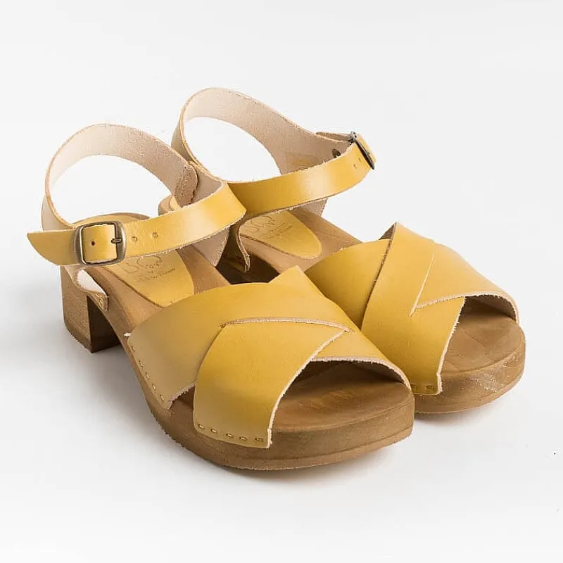 BOSABO - Sandali Con Tacco - 457 - Ocra<Collezione Scarpe Donna Sandali Con Tacco