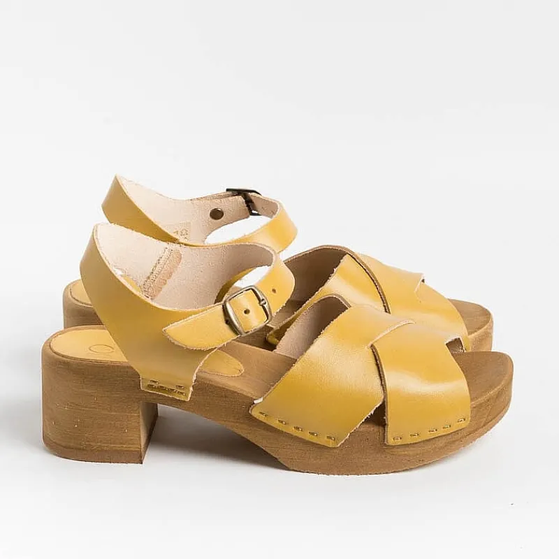 BOSABO - Sandali Con Tacco - 457 - Ocra<Collezione Scarpe Donna Sandali Con Tacco