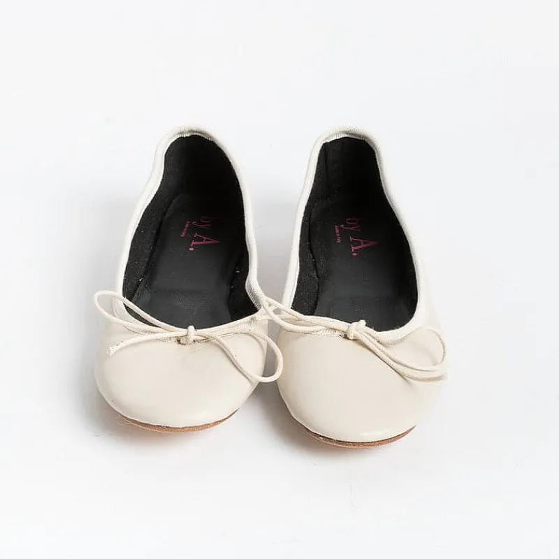 BY A - Ballerina - 4111 - Nappa Gesso<Collezione Scarpe Donna Ballerine