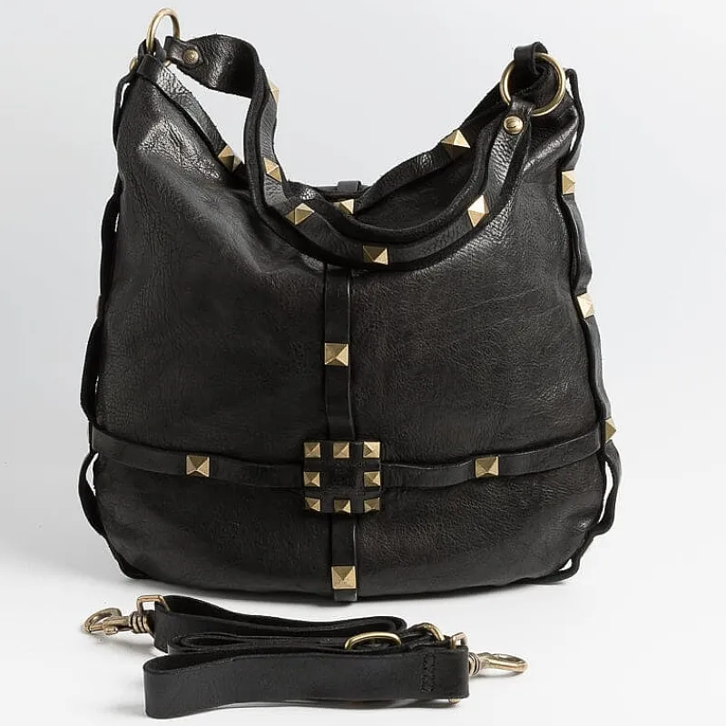 Campomaggi - Borsa A Spalla - 35990 - Nero<Collezione Borse Donna Borse A Spalla