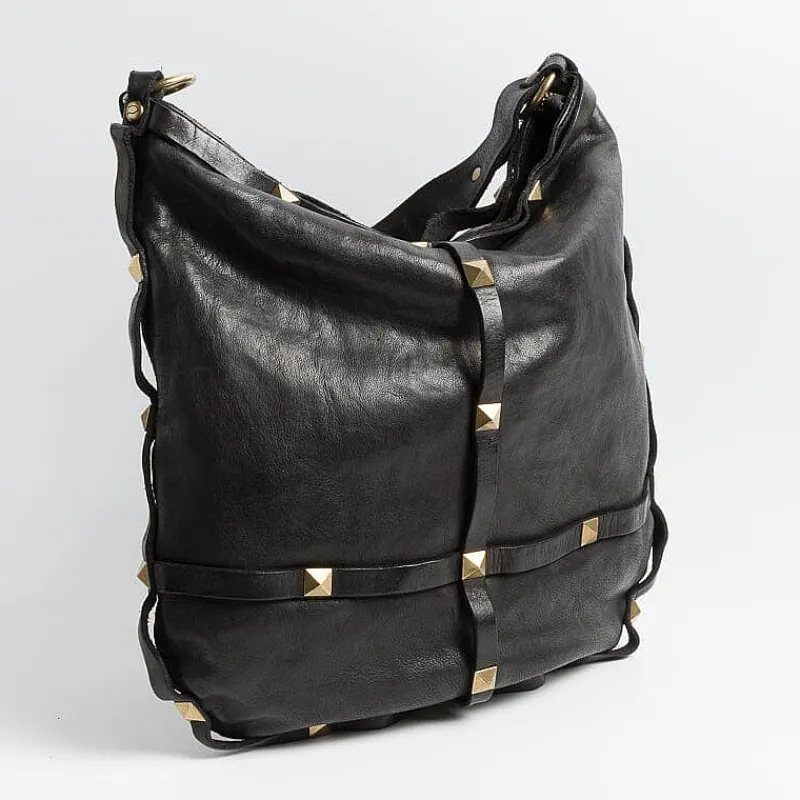 Campomaggi - Borsa A Spalla - 35990 - Nero<Collezione Borse Donna Borse A Tracolla