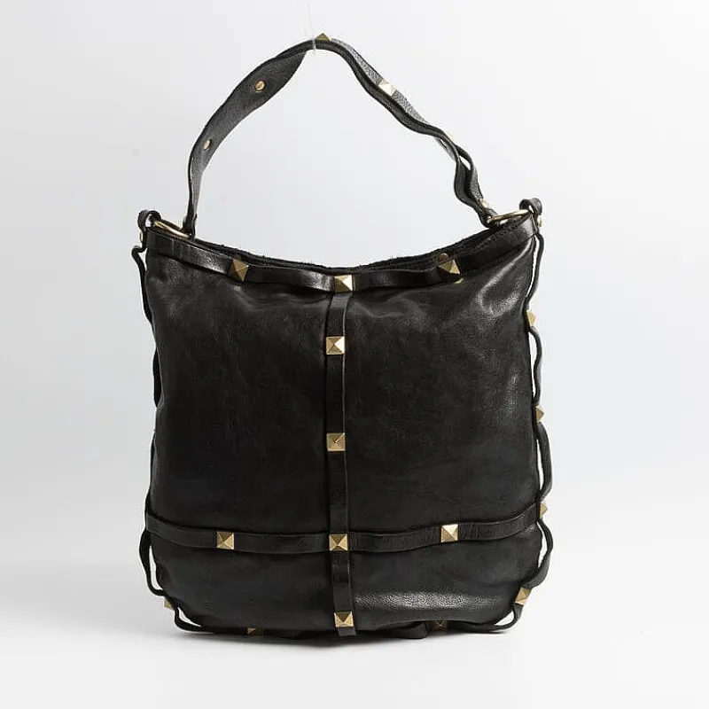 Campomaggi - Borsa A Spalla - 35990 - Nero<Collezione Borse Donna Borse A Tracolla