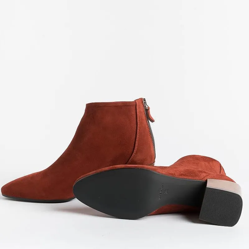 CAPPELLETTO 1948 - Stivaletto Lara3 - Camoscio Mattone<Collezione Scarpe Donna Stivaletti