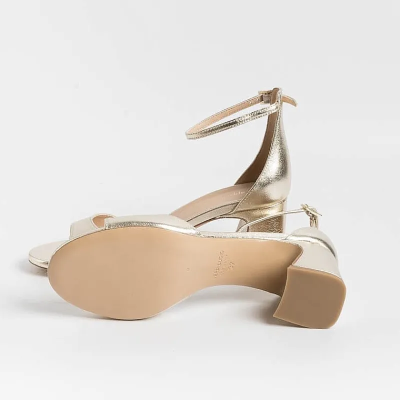CAPPELLETTO 1948 Cappellettoshop - Sandali Con Tacco - Aleta 4 - Laminato Platino<Collezione Scarpe Donna Sposa